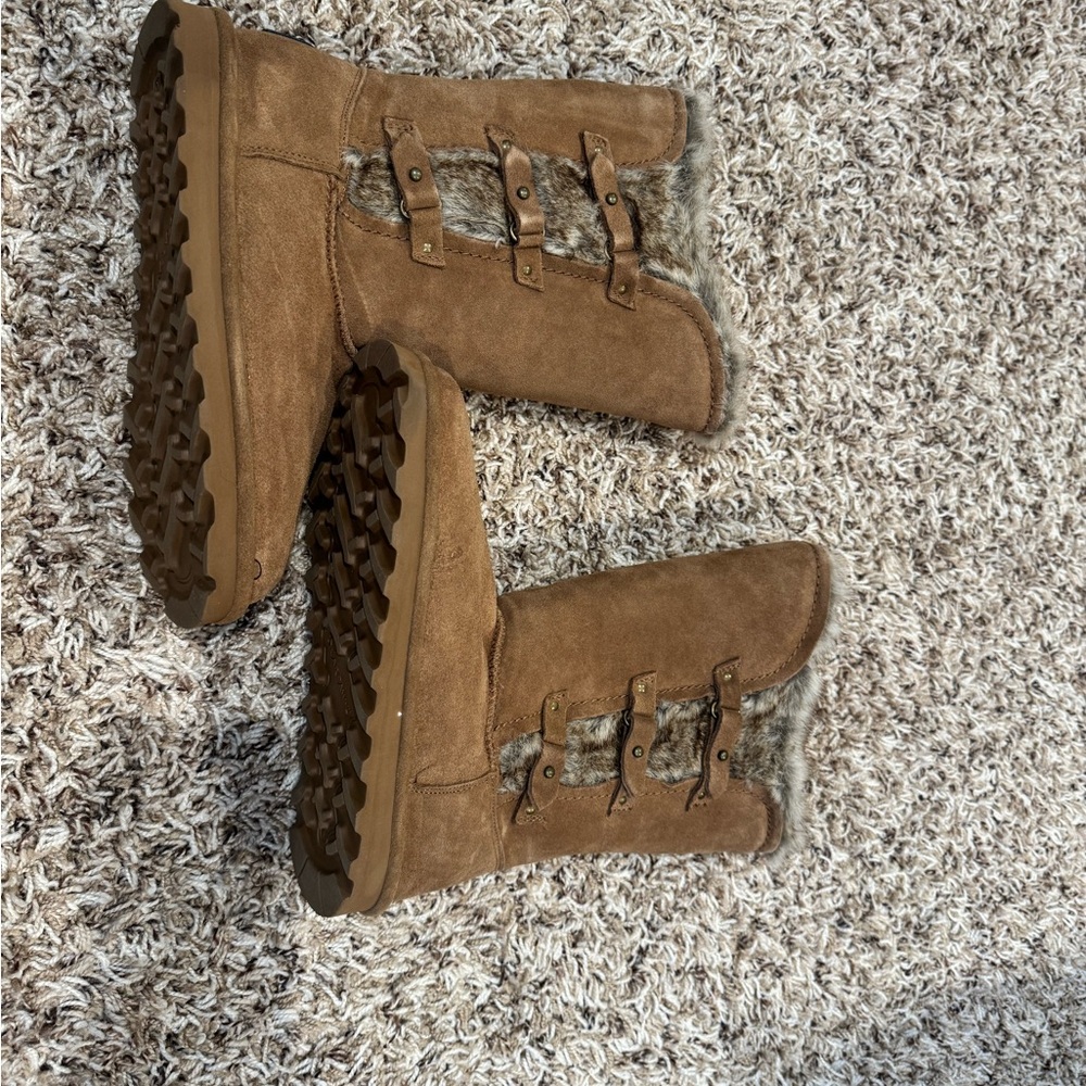 Bearpaw Winter Boots - Chestnut Brown